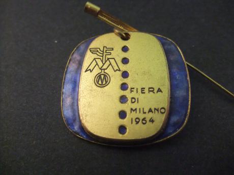 Internationale beurs Milaan Italië visitor1964
